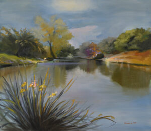 Paesaggio 2, Olio su tela 80x100