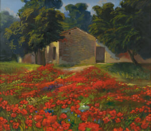 Paesaggio 1, Olio su tela 80x100